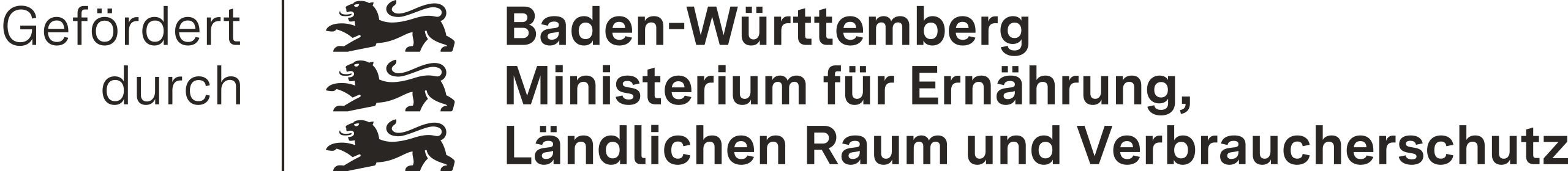 Das Bild zeigt das Logo des Ministeriums für Ernährung, Ländlichen Raum und Verbraucherschutz des Landes Baden-Württemberg mit dem Zusatz 